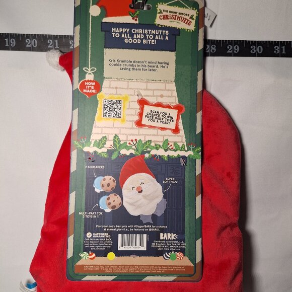 NWT Bark Kris Krumble dog toy M-L - Picture 3 of 3